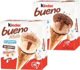 Kinder-Bueno-Frozen-Dessert-Cones-4-Pack-248g on sale