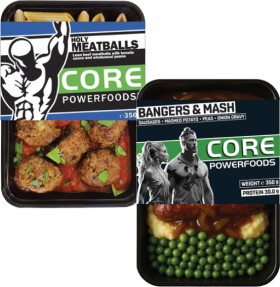 Core-Powerfoods-Frozen-Meal-350g on sale