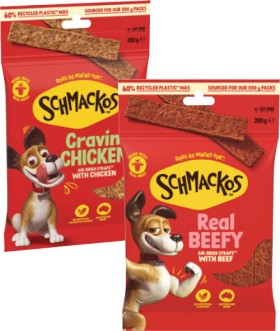 Schmackos-Dog-Treats-200g on sale