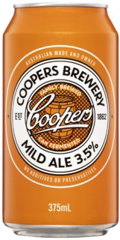 Coopers-Mild-Ale-Cans-24x375mL on sale