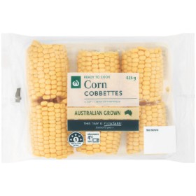Woolworths-Australian-Corn-Cobbettes-425g-Pack on sale