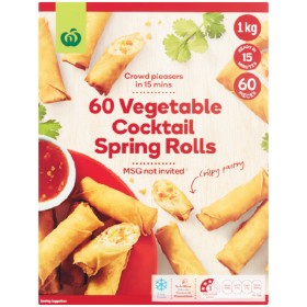Woolworths+Vegetable+Cocktail+Spring+Rolls+1+kg+Pk+60+%26ndash%3B+From+the+Freezer