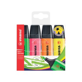 Stabilo+Boss+Original+Highlighters+Pk+4