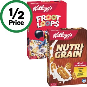 Kellogg%26rsquo%3Bs+Nutri-Grain+290g+or+Froot+Loops+285g
