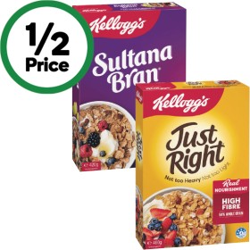 Kellogg%26rsquo%3Bs+Just+Right+460g+or+Sultana+Bran+420g
