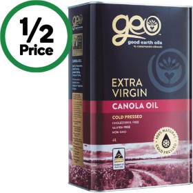 Good-Earth-Oils-Extra-Virgin-Canola-Oil-4-Litre on sale