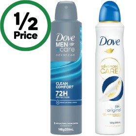 Dove-Deodorant-72-hr-250ml on sale
