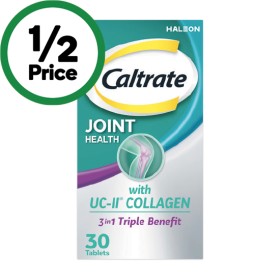 Caltrate-Joint-Health-With-UC-II-Collagen-Tablets-Pk-30 on sale