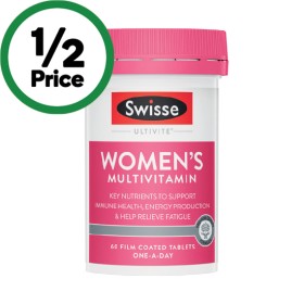 Swisse-Ultivite-Womens-Multivitamin-Tablets-Pk-60 on sale