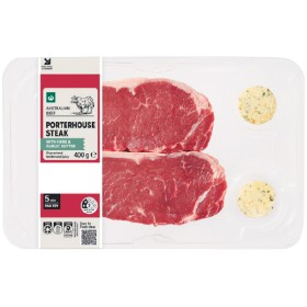 Australian-Beef-Porterhouse-Steak-Butter-400g on sale