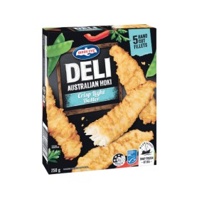 Birds-Eye-Deli-Fish-or-Snacking-Varieties-225-250g on sale