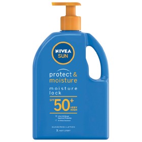 Nivea+Sun+Protect+%26amp%3B+Moisture+SPF+50%2B+1+Litre%23