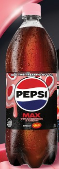 NEW+Pepsi+Max+Strawberries+%26amp%3B+Cream+1.25+Litre