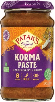 NEW-Pataks-Curry-Paste-283312g-Selected-Varieties on sale