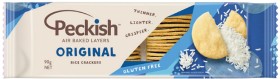 Peckish-Rice-Crackers-90g-Selected-Varieties on sale
