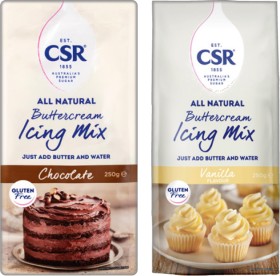 CSR-Buttercream-Icing-Mix-250g-Selected-Varieties on sale