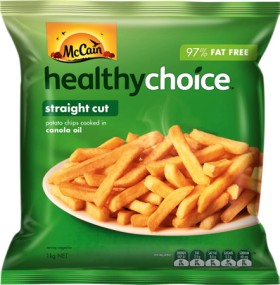 McCain+Healthy+Choice+Straight+Cut+Potato+Chips+1kg