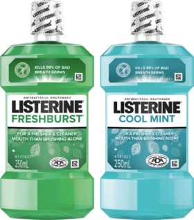 Listerine+Mouthwash+250mL+Selected+Varieties