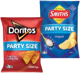 Doritos+Corn+or+Smith%26rsquo%3Bs+Crinkle+Cut+Chips+Party+Size+380g+Selected+Varieties