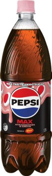 NEW+Pepsi+Max+Strawberries+and+Cream+1.25+Litre