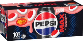 NEW+Pepsi+Max+Strawberries+and+Cream+10+x+375mL