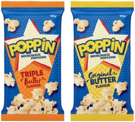 Poppin+Microwave+Popcorn+85%E2%80%91100g+Selected+Varieties