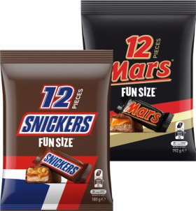 Mars-Snickers-or-Maltesers-Fun-Size-Pack-132192g-Selected-Varieties on sale