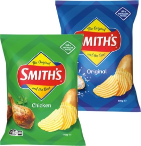 Smiths-Crinkle-Cut-Chips-150170g-Selected-Varieties on sale