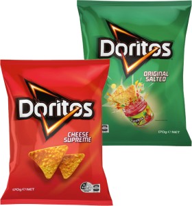 Doritos+Corn+Chips+150%E2%80%91170g+Selected+Varieties