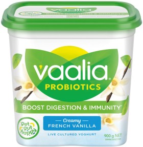 Vaalia-Probiotics-Yoghurt-900g-Selected-Varieties on sale