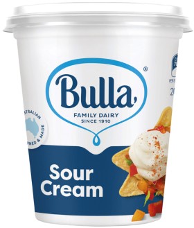 Bulla-Sour-Cream-200mL-Selected-Varieties on sale