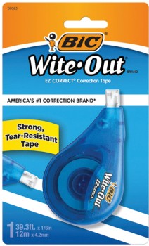 BIC-WiteOut-Correction-Tape-1-Pack on sale