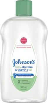 Johnson%26rsquo%3Bs+Baby+Aloe+Vera+%26amp%3B+Vitamin+E+Oil+or+Conditioning+Shampoo+500mL