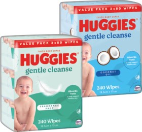 Huggies+Baby+Wipes+Value+3+Pack+Selected+Varieties