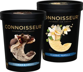 Connoisseur-Gourmet-Ice-Cream-1-Litre-Selected-Varieties on sale