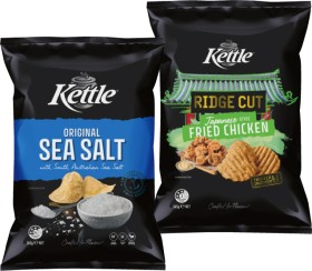 Kettle-Potato-Chips-135165g-Selected-Varieties on sale