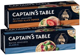 Captain%26rsquo%3Bs+Table+Water+Crackers+125g+Selected+Varieties
