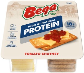 Bega+High+Protein+On+the+Go+Cheese+%26amp%3B+Cracker+Tomato+Chutney+110g