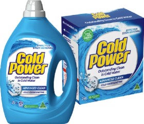 Cold+Power+Laundry+Liquid+2+Litre+or+Powder+2kg+Selected+Varieties