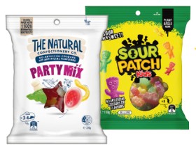 The-Natural-Confectionery-Co-130230g-Sour-Patch-Kids-Bag-190g-or-Pascall-Lollies-150300g-Selected-Varieties on sale
