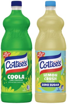 Cottee%26rsquo%3Bs+Cordial+1+Litre+Selected+Varieties