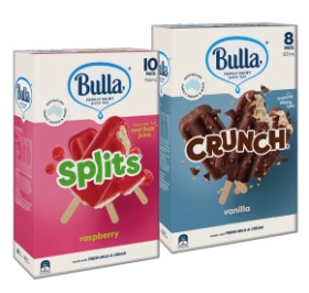 Bulla+Ice+Cream+or+Frozen+Yoghurt+Sticks+8%E2%80%9114+Pack+or+Chupa+Chups+Minis+10+Pack+Selected+Varieties