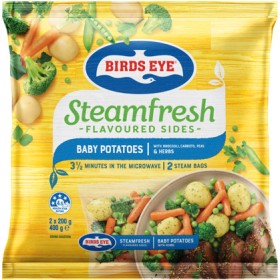 Birds-Eye-SteamFresh-Flavoured-Sides-Vegetables-400g-Selected-Varieties on sale