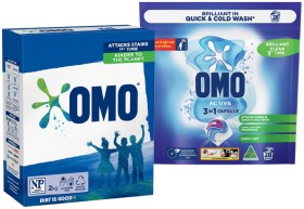 OMO+Ultimate+Laundry+Liquid+2+Litre%2C+Powder+2kg+or+Capsules+28+Pack+Selected+Varieties