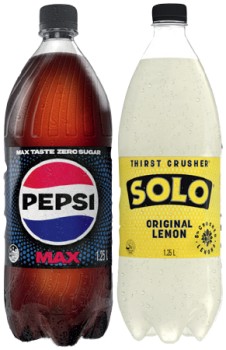 Pepsi+or+Solo+1.25+Litre+Selected+Varieties