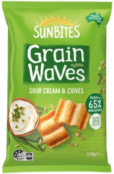 Sunbites+Grain+Waves+Wholegrain+Chips+170g+Selected+Varieties