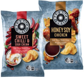 Red-Rock-Deli-Chips-150165g-Selected-Varieties on sale