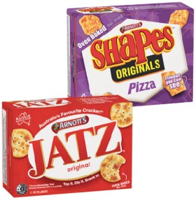 Arnotts-Shapes-130190g-Jatz-225g-or-Clix-250g-Selected-Varieties on sale