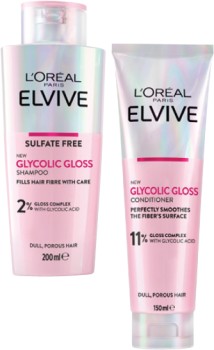 LOral-Elvive-Glycolic-Gloss-Shampoo-200mL-or-Conditioner-150mL on sale