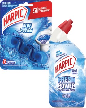 Harpic+Fresh+Power+Liquid+700mL+or+In+The+Bowl+Toilet+Cleaner+39g